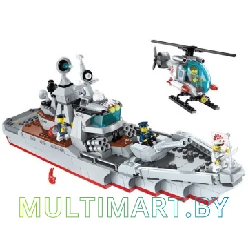 Конструктор Qman CombatZones 1722 Боевой корабль картинка 2